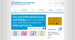 Desktop Screenshot of collegeessayorganizer.com